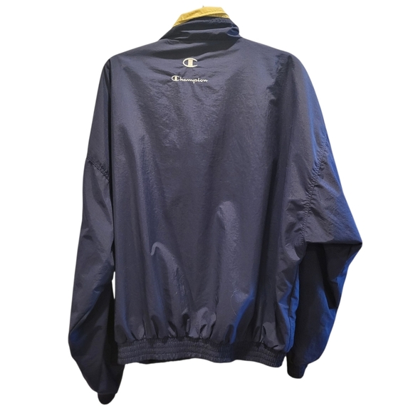 Vintage Champion Notre Dame Embroidered Windbreaker Jacket Mens Size XL Full Zip - Picture 2 of 7